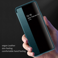 Honor 50 Honor50 etui skórzane okno widok odwróć pokrywa dla Honor 50 Pro SE 60 książka portfel odporny na wstrząsy zderzak dla Huawei Nova 9 SE 4